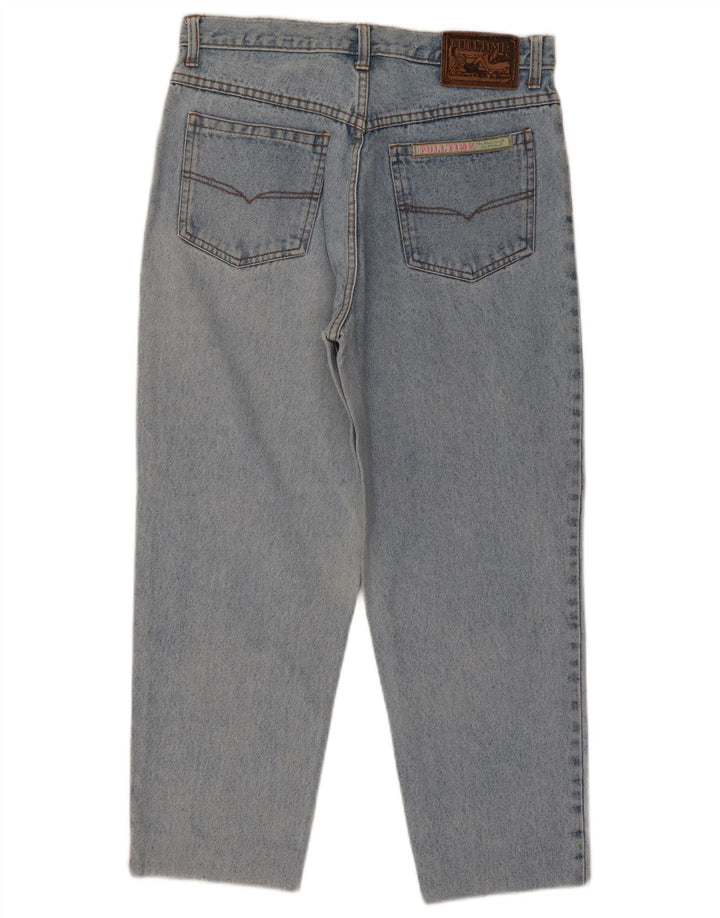 Vintage Γυναικείο Crop Tapered Jeans W32 L26 Blue