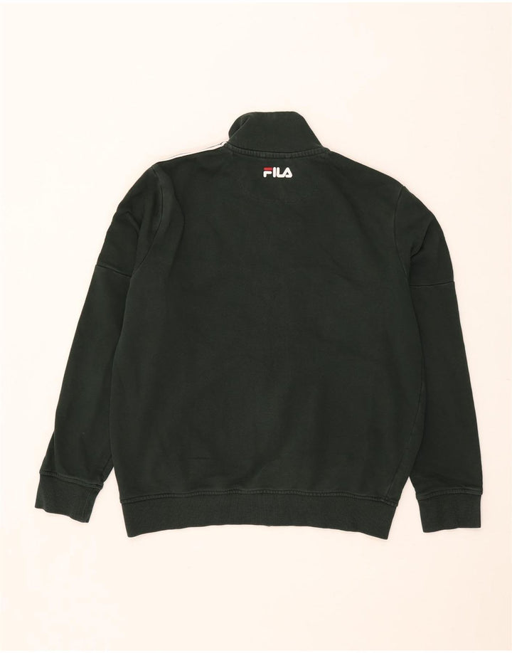 Ανδρική φόρμα Fila Top Jacket Μικρό Χακί ριγέ βαμβακερό