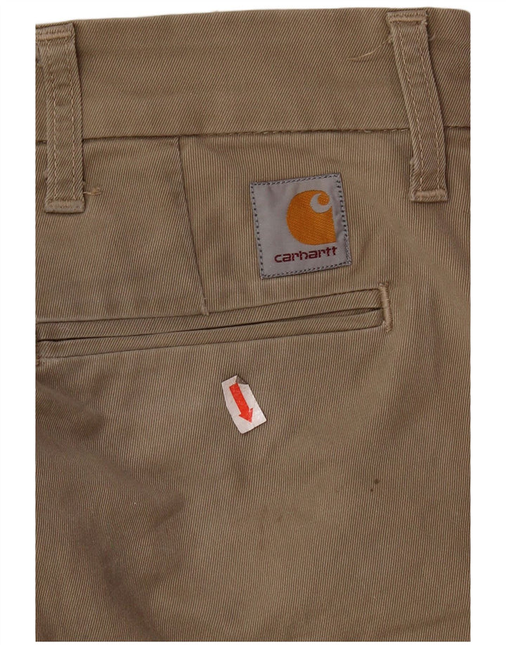 Ανδρικό Slim Chino Παντελόνι CARHARTT W29 L32 Μπεζ βαμβακερό