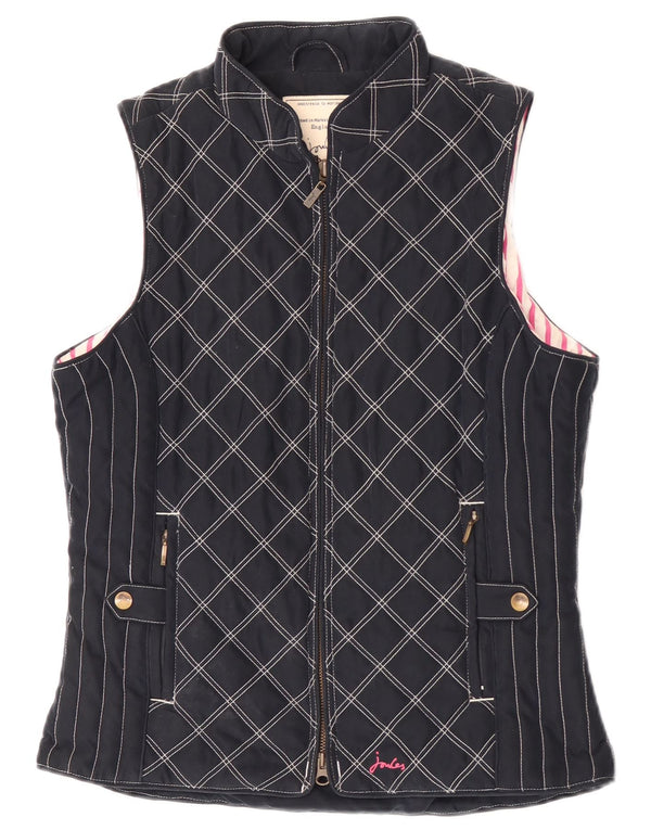 Joules γυναικεία επένδυση Gilet UK 10 Small Navy Blue Argyle/Diamond Polyester
