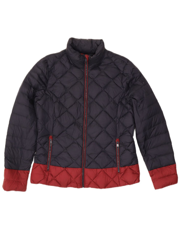 Tommy Hilfiger γυναικείο μπουφάν UK 18 XL Navy Blue Colorblock Nylon