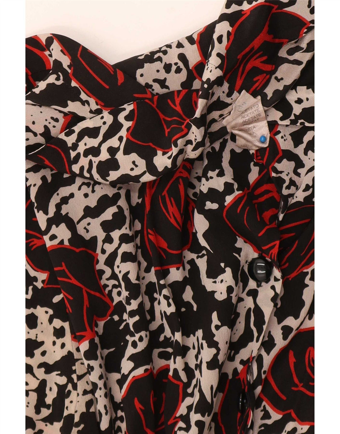 Vintage Γυναικείο Φόρεμα A-Line IT 44 Medium Πολύχρωμο Floral Acetate
