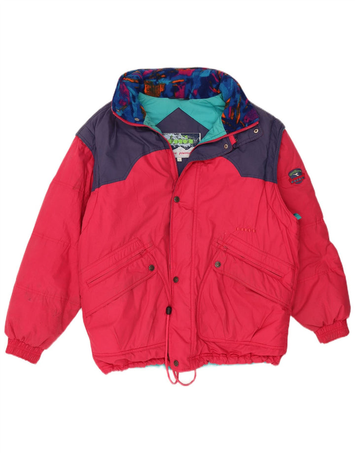 Ανδρικό μπουφάν Diadora Ski UK 38 Medium Pink Colourblock Polyester