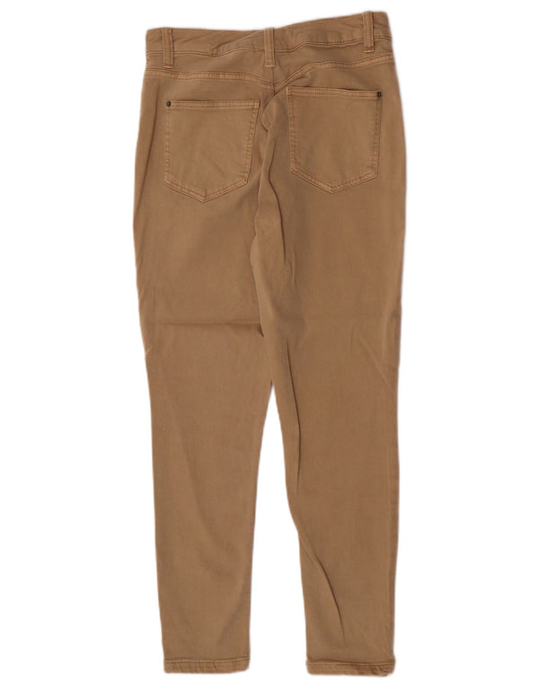 Marks & Spencer Γυναικεία Skinny Casual Παντελόνια UK 14 Large W30 L26 Brown