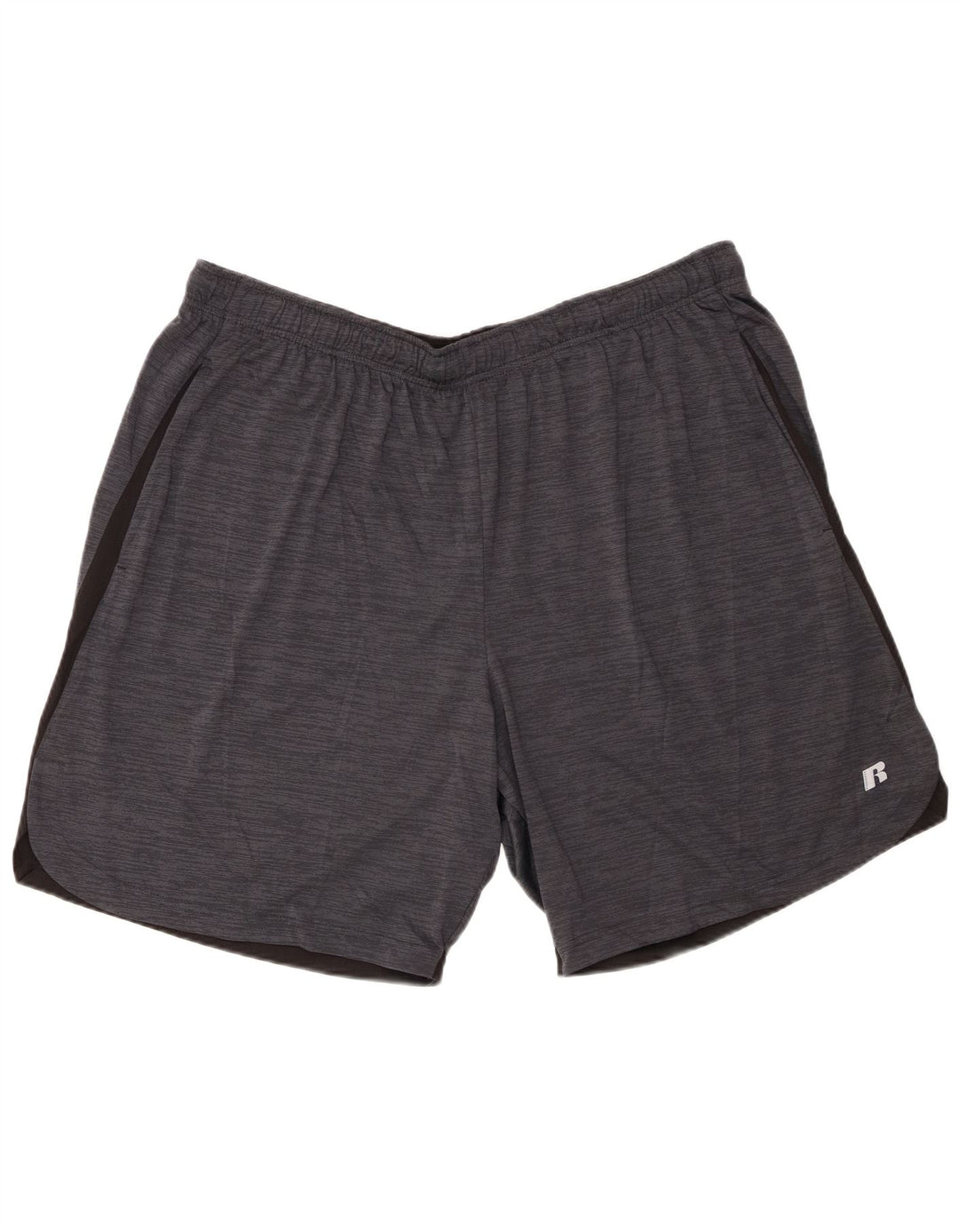 Αθλητικό ανδρικό αθλητικό σορτς Russell 2XL γκρι χρώματος πολυεστέρας