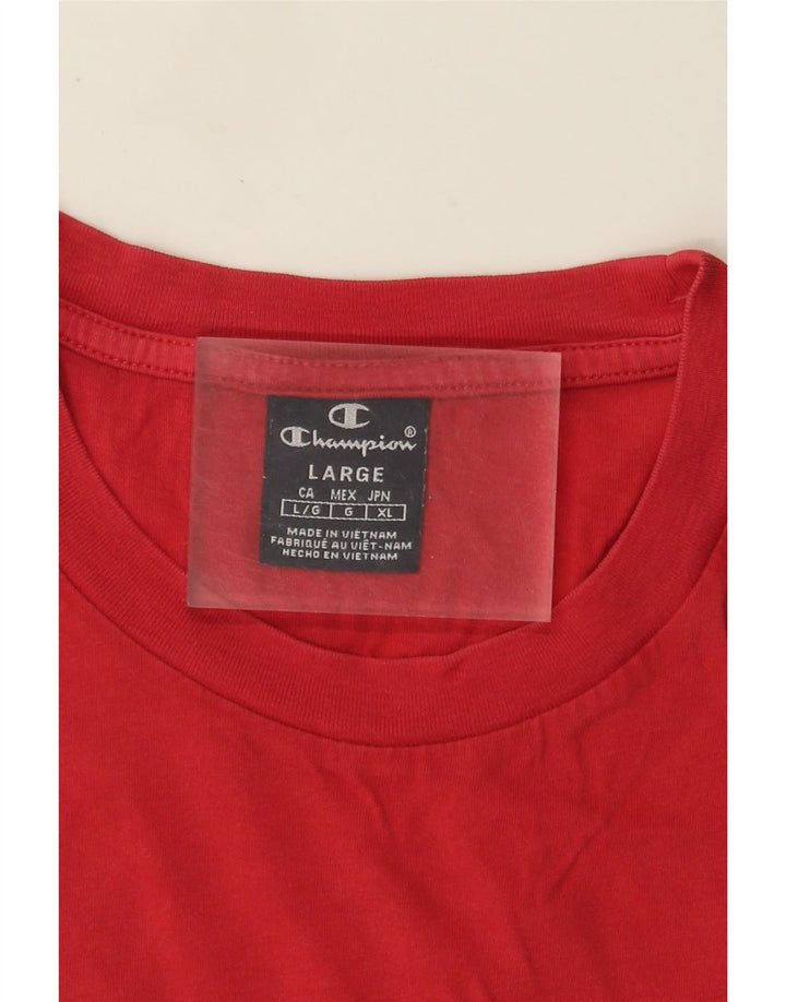 Ανδρικό T-Shirt Champion Graphic Top Large Red