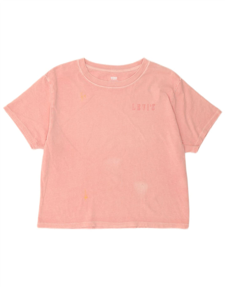 Γυναικείο μεγάλο γραφικό μπλουζάκι Levi's Top 10 Small Pink