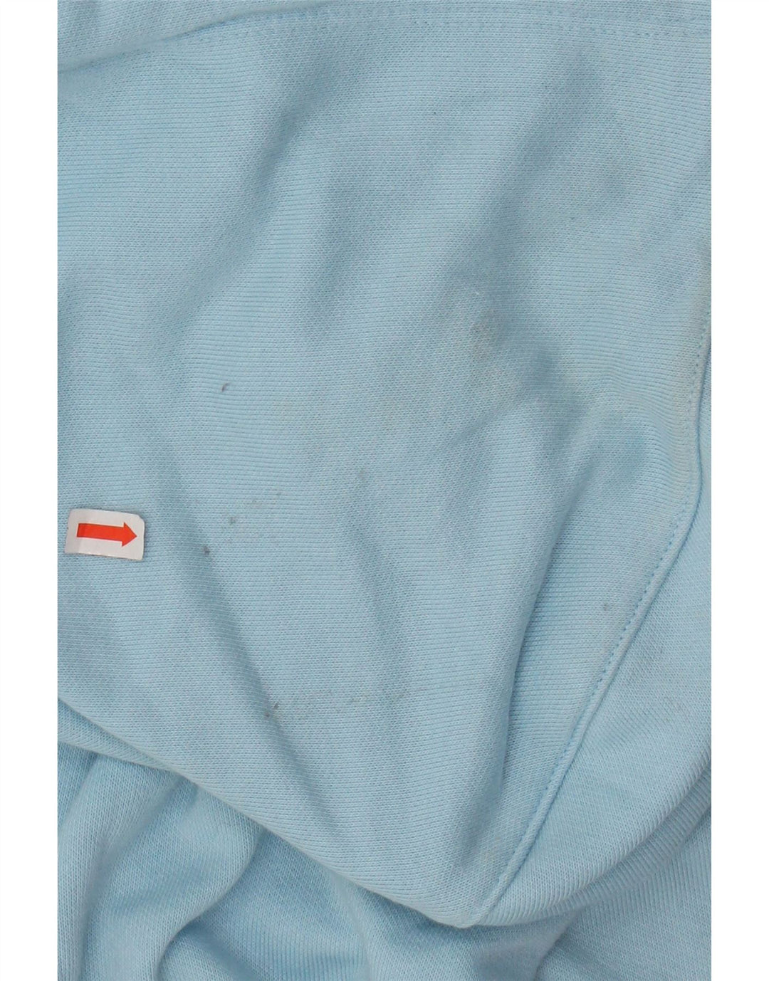 CHAMPION Γυναικεία Crop Oversized Graphic Hoodie Jumper UK 10 Small Blue