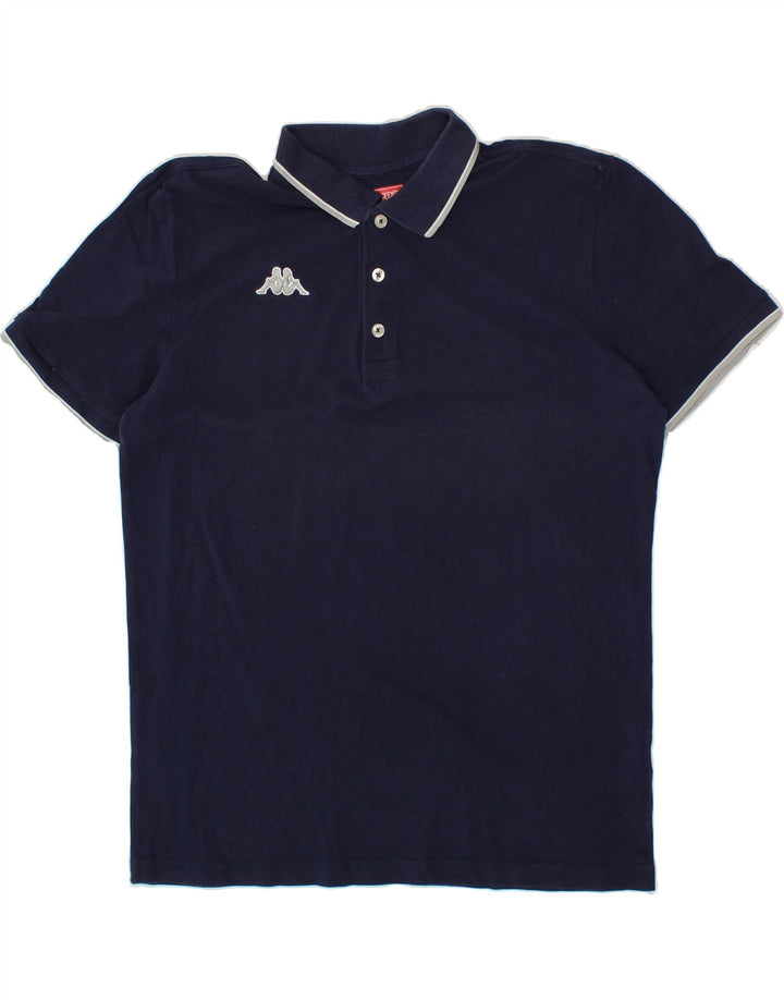 KAPPA Mens Polo Shirt XL Navy Blue Vintage Kappa and Second-Hand Kappa from Messina Hembry 