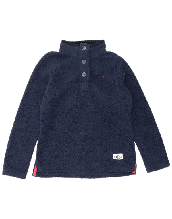 Crew Clothing Γυναικεία Fleece Jumper UK 12 Medium Navy Blue Polyester