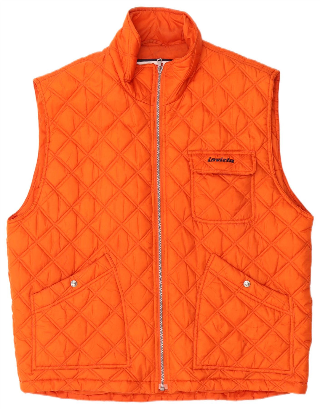 Invicta Ανδρικό καπιτονέ Gilet UK 42 XL Πορτοκαλί Πολυαμίδιο