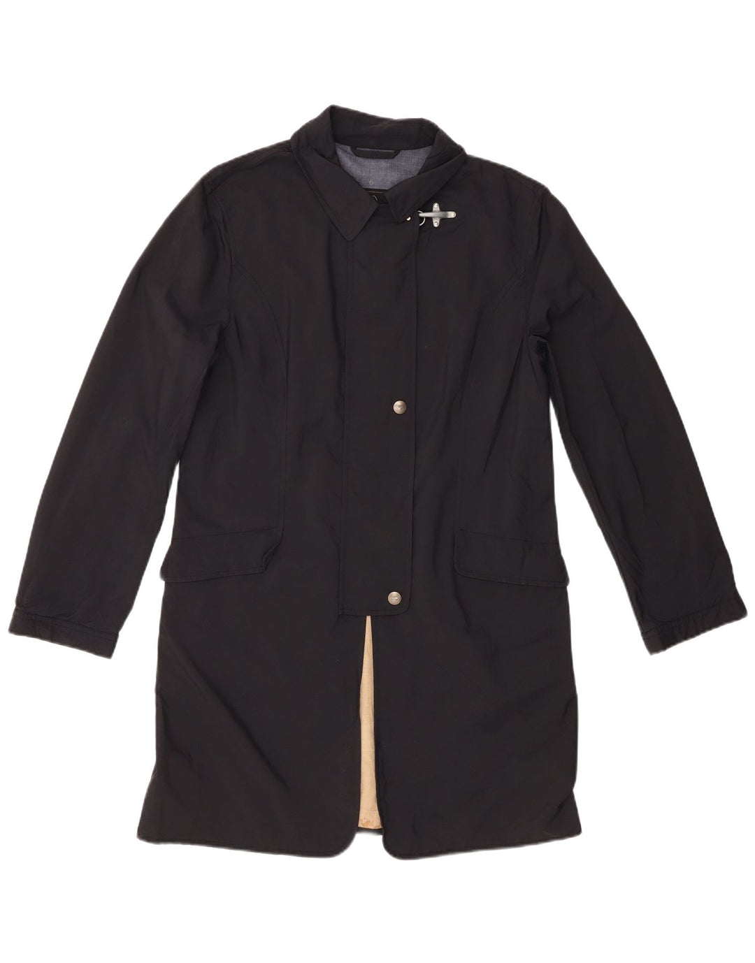 Fay Γυναικείο Παλτό UK 14 Large Navy Blue