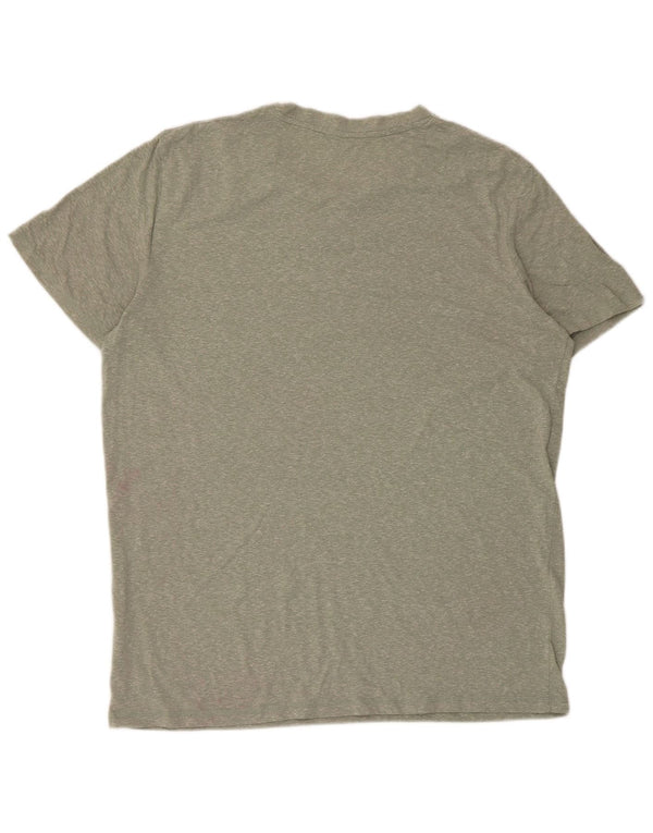 Jack & Jones Ανδρικό T-Shirt Top Large Green Flecked Polyester