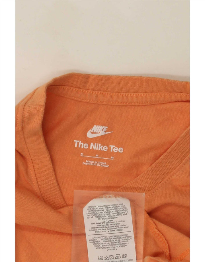 Ανδρικό μπλουζάκι Nike, μεσαίο πορτοκαλί βαμβακερό