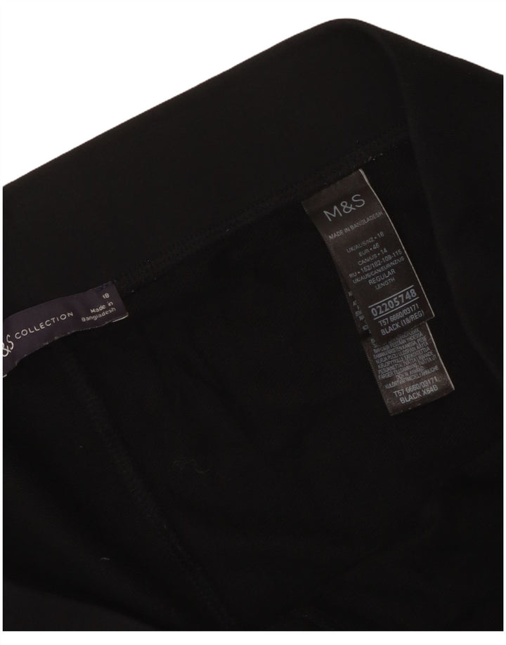 Marks & Spencer Γυναικείο Κολάν UK 18 XL Μαύρο βαμβακερό