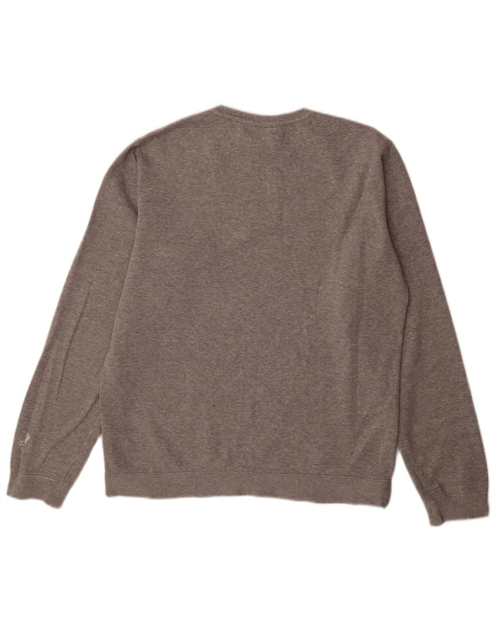Ανδρικό φούτερ Nike Jumper, μεσαίο γκρι βαμβακερό