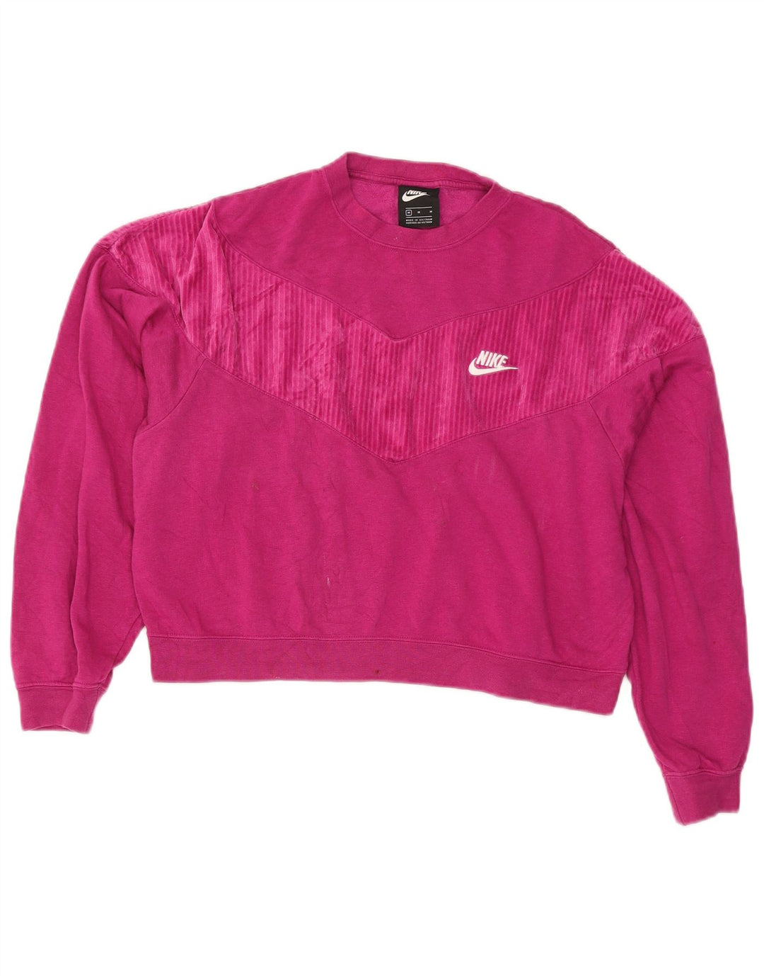 Γυναικείο φούτερ μεγάλου μεγέθους Nike Jumper UK 14 Medium Pink