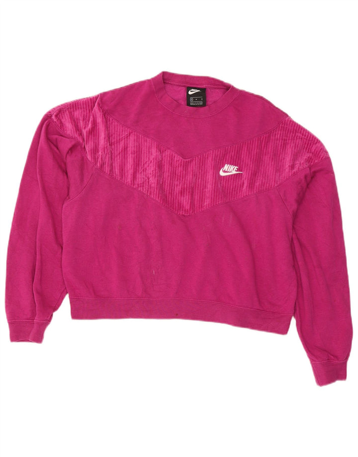 Γυναικείο φούτερ μεγάλου μεγέθους Nike Jumper UK 14 Medium Pink