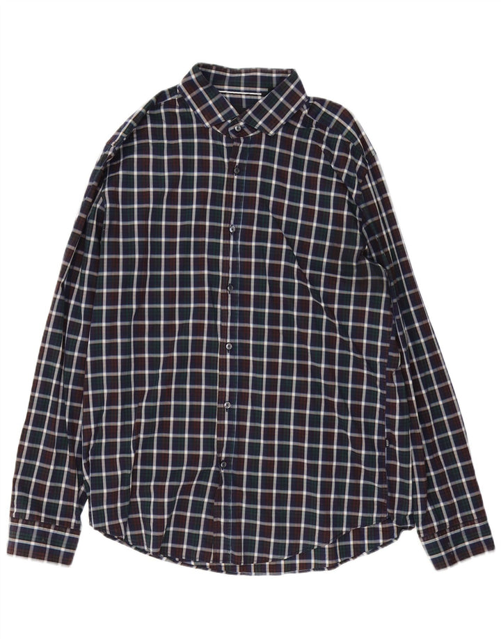 Ανδρικό πουκάμισο Hugo Boss Slim Fit XL Πολύχρωμο Check