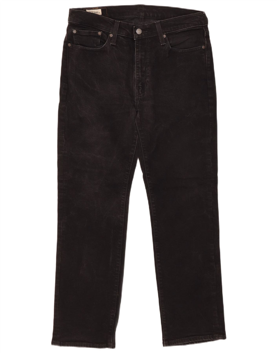 Levi's Mens 514 Straight Jeans W33 L28 Μαύρο βαμβακερό