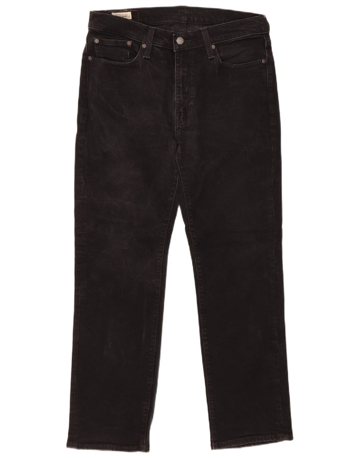 Levi's Mens 514 Straight Jeans W33 L28 Μαύρο βαμβακερό