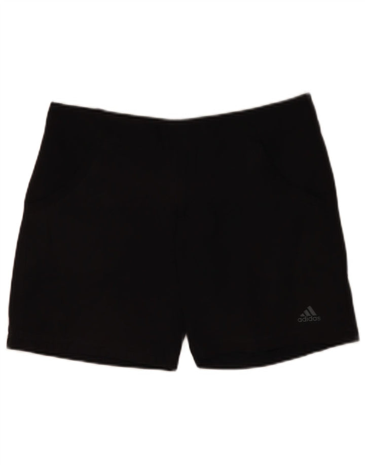 Γυναικείο αθλητικό σορτς Adidas Climalite UK 12 μεσαίο μαύρο πολυεστέρα