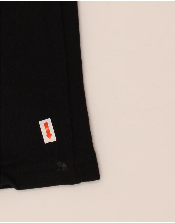 Zara Γυναικεία φόρμα Cargo Παντελόνι UK 10 Small Black Cotton