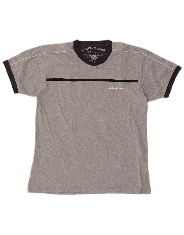 Ανδρικό T-Shirt Champion Top Medium Grey Colourblock
