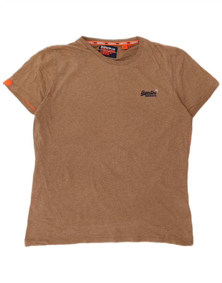 Ανδρικό T-Shirt Superdry Top Βαμβακερό μεσαίο καφέ