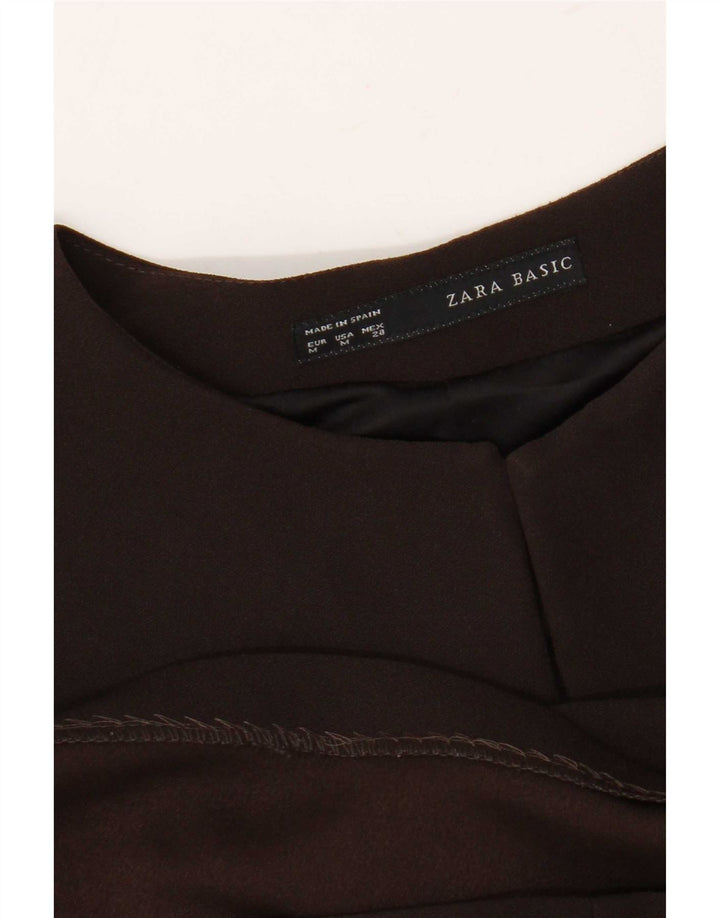 Zara Γυναικείο μακρυμάνικο φόρεμα Shift UK 14 Medium μαύρο