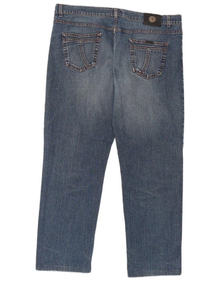 Ανδρικό τζιν Trussardi ίσιο W44 L30 Μπλε βαμβακερό