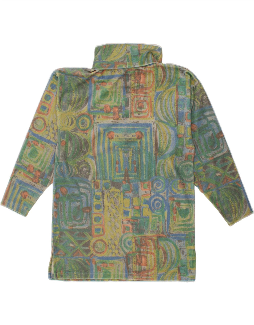 VINTAGE Γυναικείο Oversized Μακρυμάνικο EU 36 Μικρό Πολύχρωμο