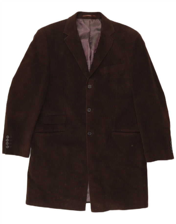 Ανδρικό παλτό French Connection UK 40 Large Brown Βαμβακερό