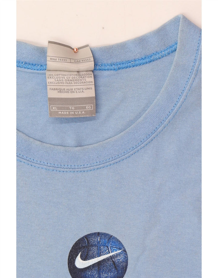 Ανδρικό γραφικό γιλέκο NIKE XL Μπλε βαμβακερό