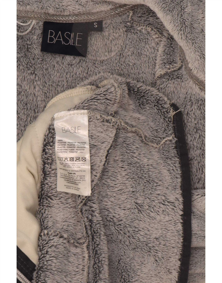 Basile Γυναικείο Fleece Jacket UK 10 Small Grey Polyester