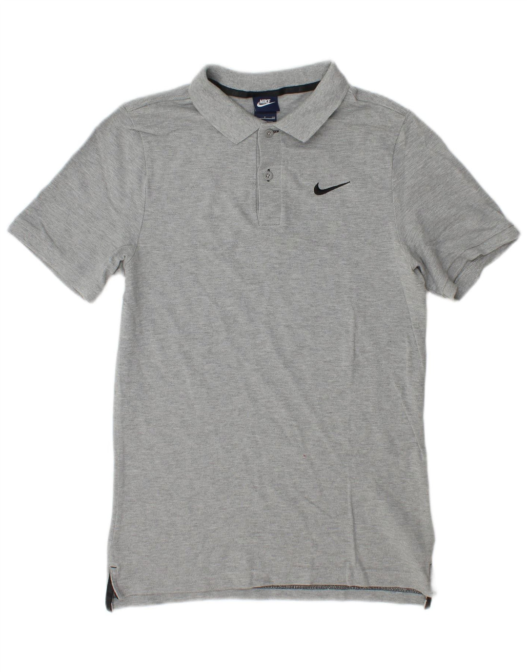 Ανδρικό μπλουζάκι πόλο Nike μικρό γκρι βαμβακερό