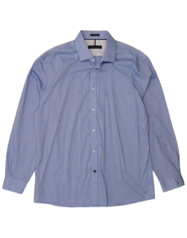 Ανδρικό πουκάμισο Tommy Hilfiger Slim Fit Size 16 Large Blue