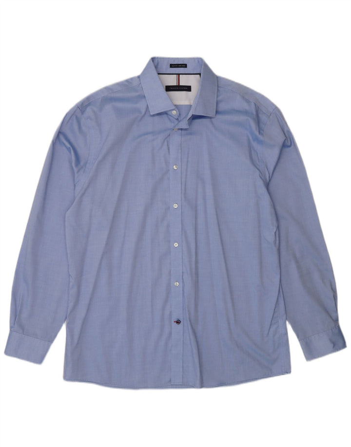 Ανδρικό πουκάμισο Tommy Hilfiger Slim Fit Size 16 Large Blue