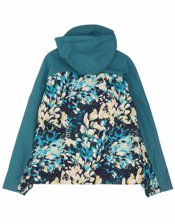 Γυναικείο τζάκετ με κουκούλα Columbia UK 10 Small Blue Floral Polyester
