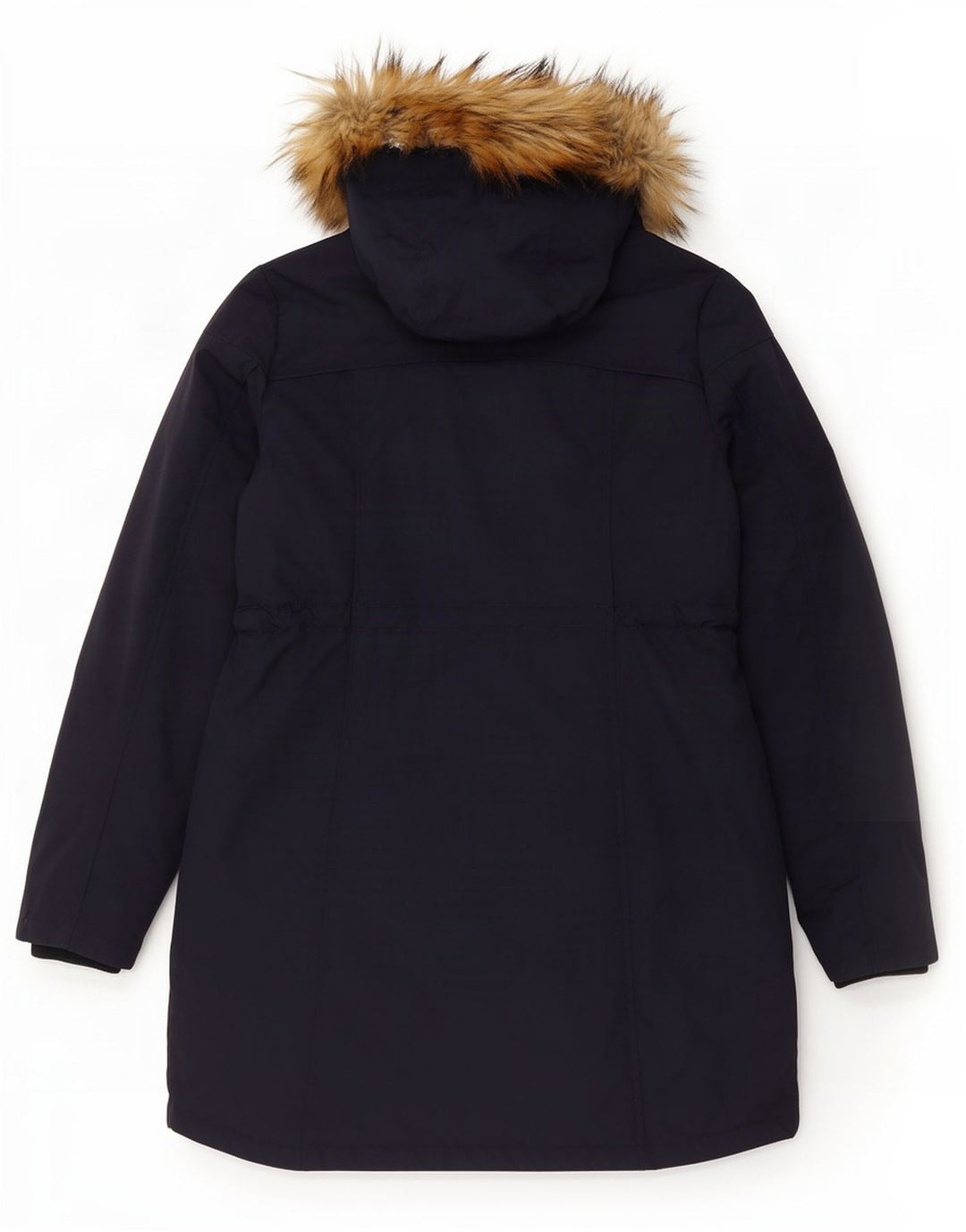 Fat Face Γυναικείο παλτό με κουκούλα UK 14 Medium Navy Blue Nylon