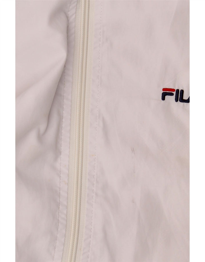 Ανδρική φόρμα Fila Top Jacket μεγάλο λευκό πολυεστέρα