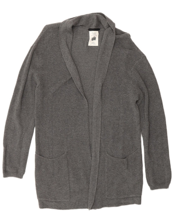 Ζακέτα Zara Loose Fit ανοιχτή ζακέτα 9-10 ετών γκρι βαμβακερό