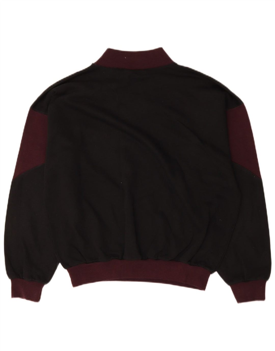 Vintage ανδρικό φούτερ Jumper Μεσαίο μαύρο χρώμα, βαμβακερό