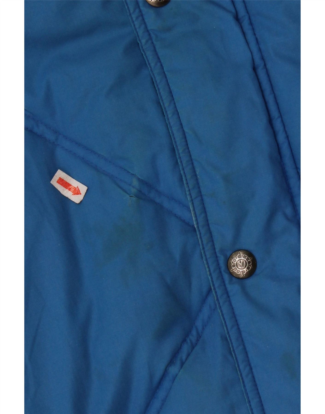 Ανδρικό μπουφάν με κουκούλα Diadora UK 40 μεγάλο μπλε πολυεστέρας