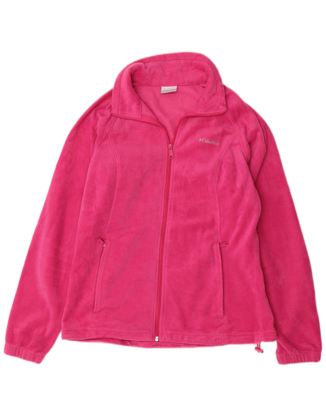 COLUMBIA Γυναικείο Fleece Jacket UK 16 Large Pink Polyester