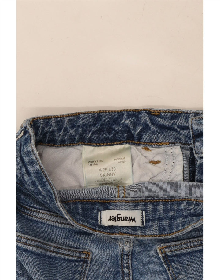 WRANGLER Γυναικείο Skinny Jeans W29 L27 Μπλε βαμβακερό