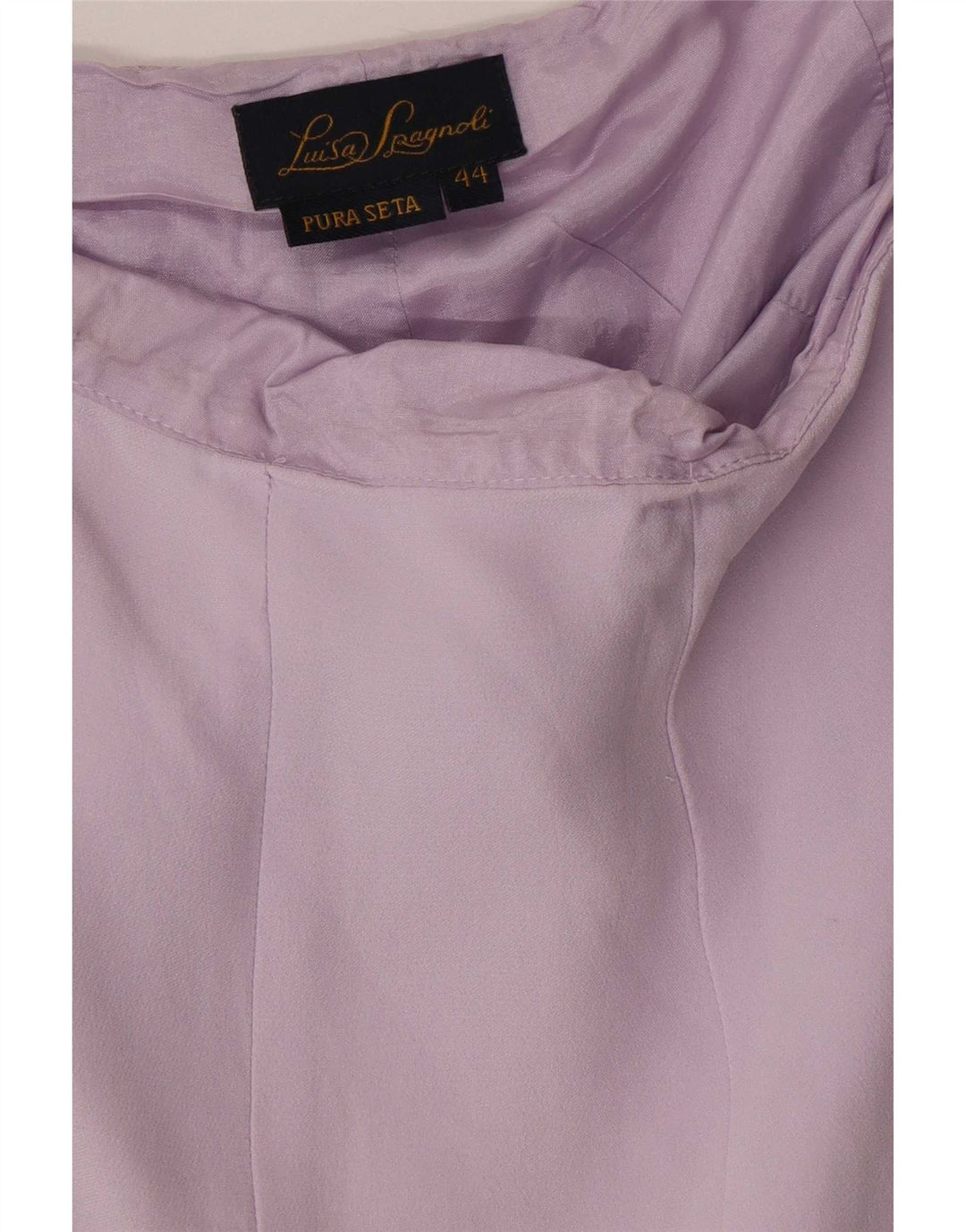 Luisa Spagnoli γυναικεία βολάν φούστα IT 44 Medium W30 Purple Silk