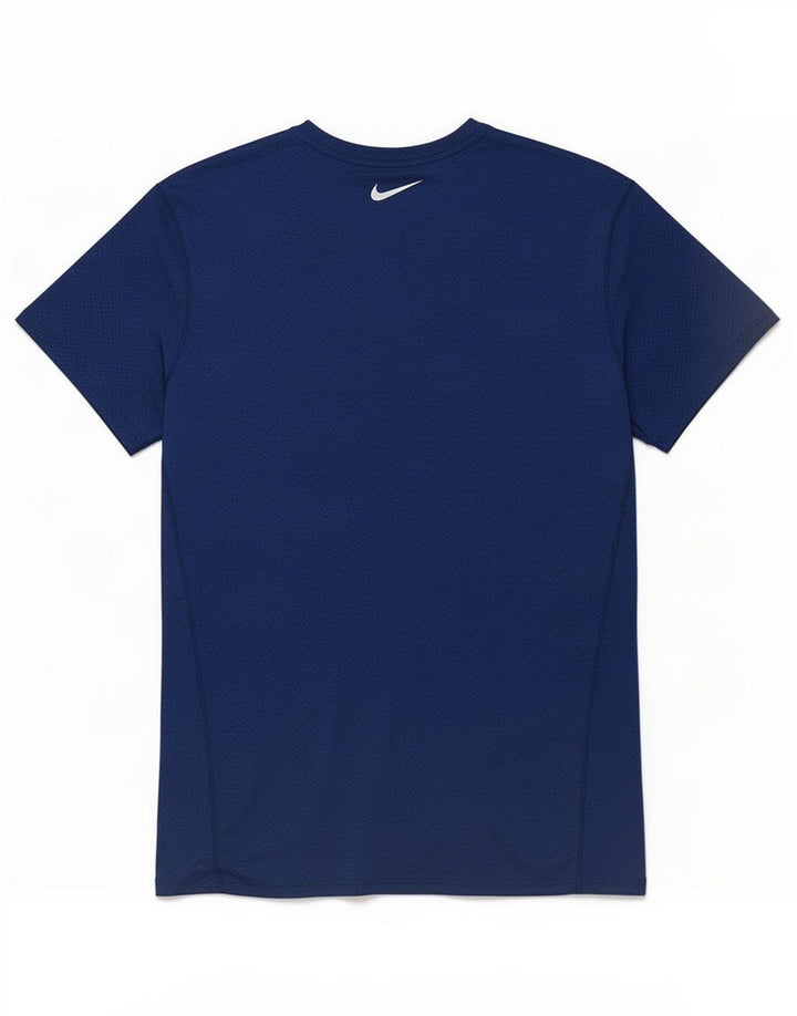 Ανδρικό μπλουζάκι Nike Dri Fit Small Small Navy Blue Polyester