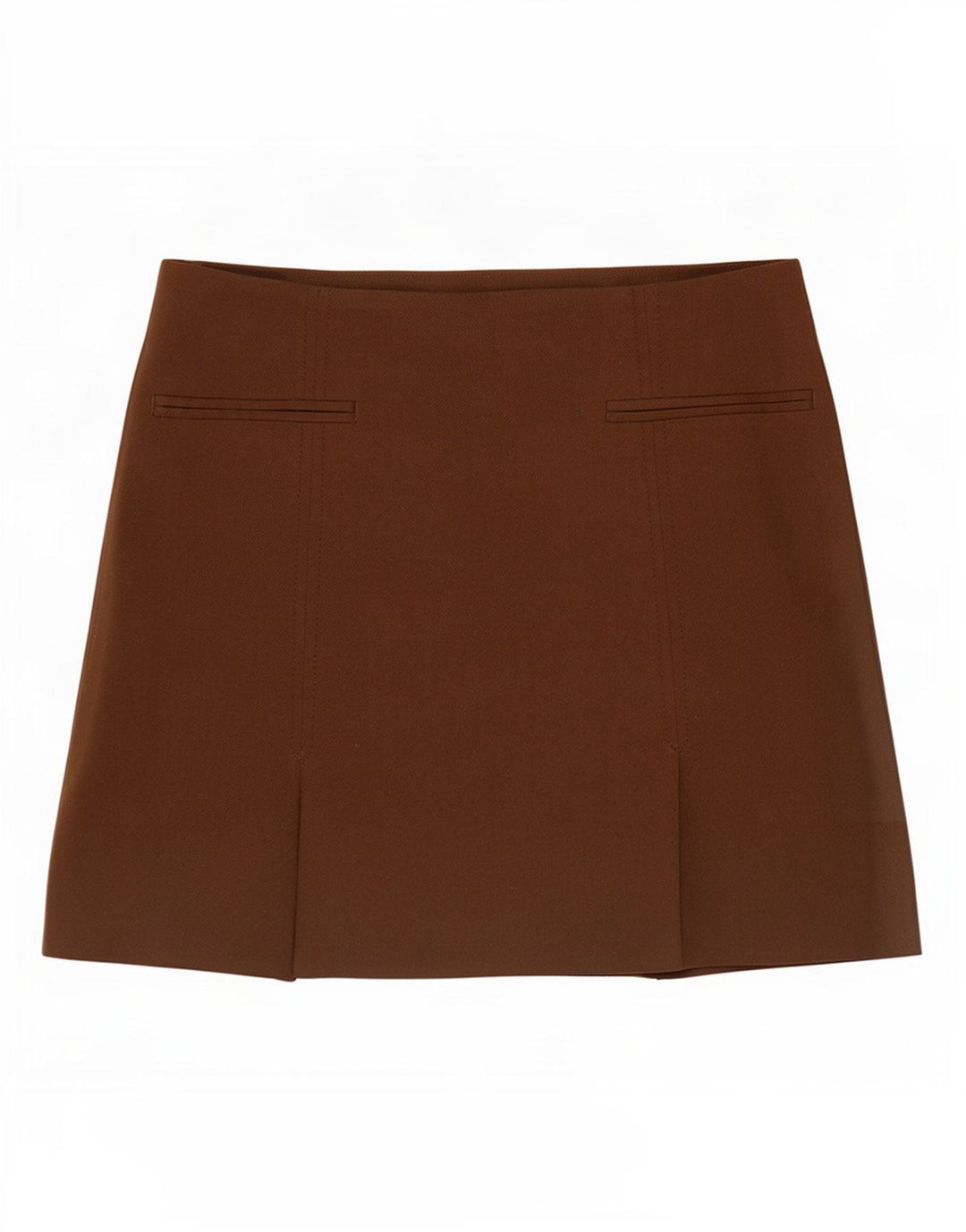 Zara Γυναικεία Μίνι Φούστα Μικρή W26 Καφέ
