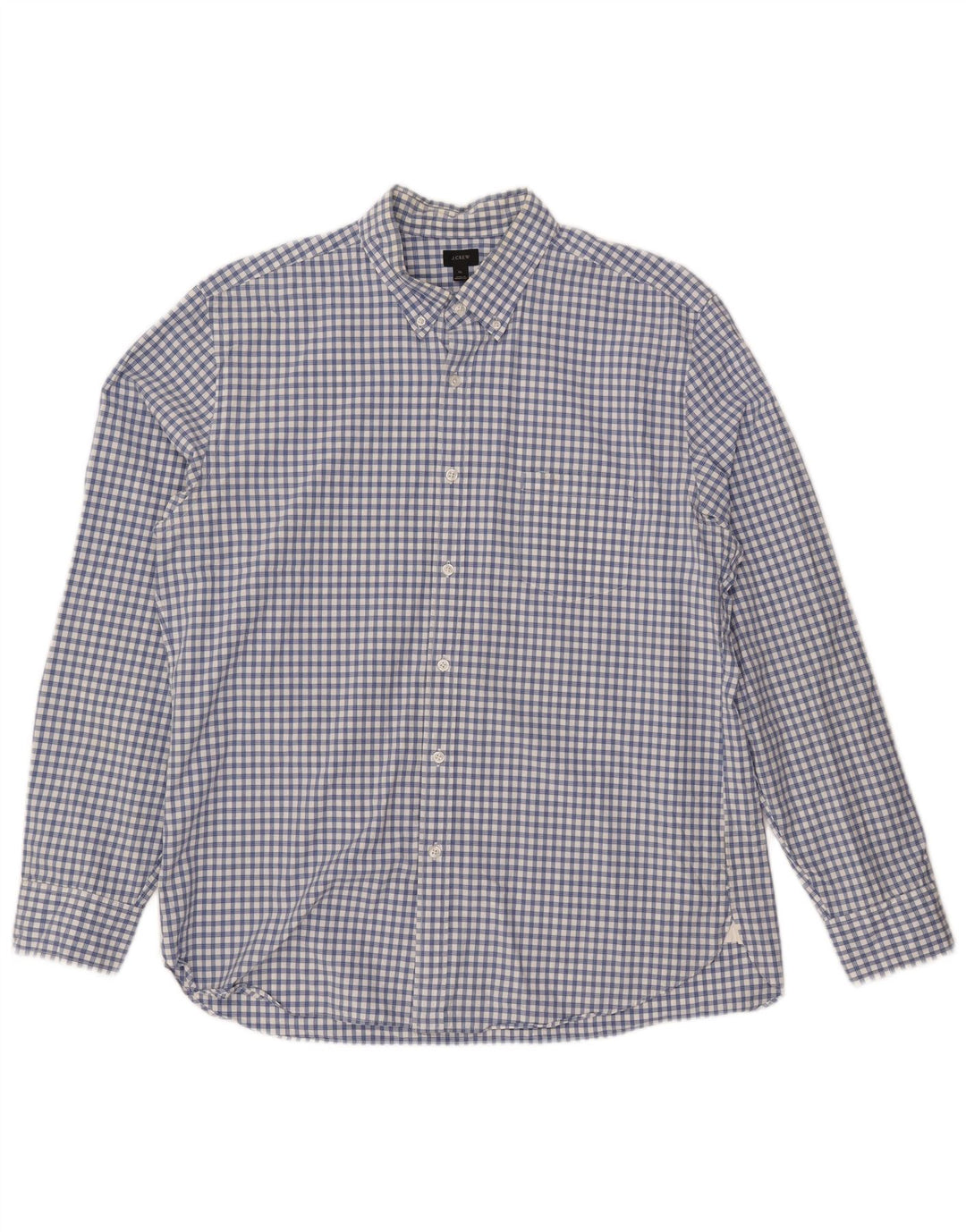 J. CREW Ανδρικό πουκάμισο XL Blue Check Cotton